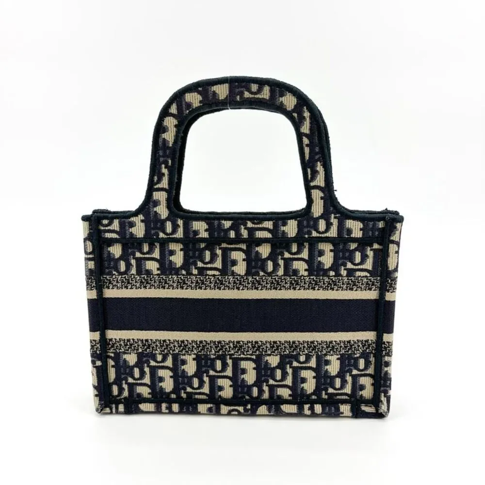 Dior Mini Book Tote Blue Oblique